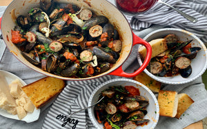 chicken parm mussels
