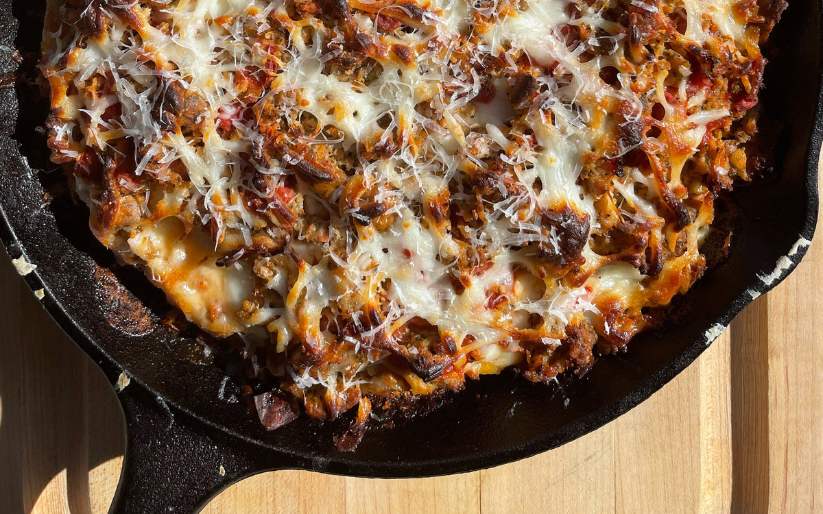cast iron chicken parm