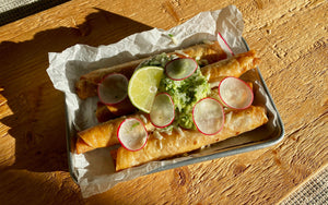 Chicken Chili Verde Taquitos