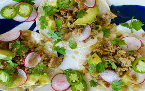 Chicken Chili Verde Tacos