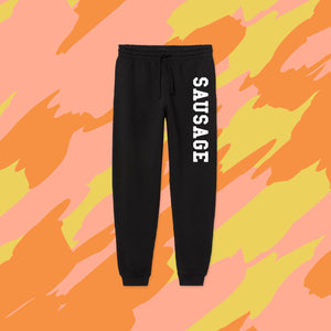 Black Sausage University Sweatpants