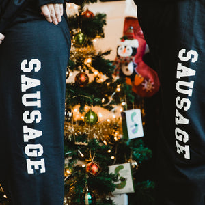 Black Sausage University Sweatpants