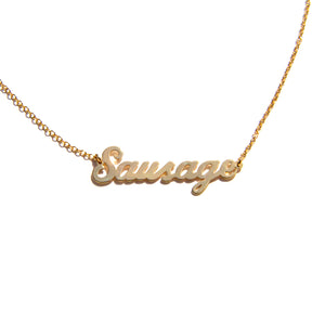 Sausage Necklace